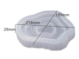 Molde silicona bandeja tronco